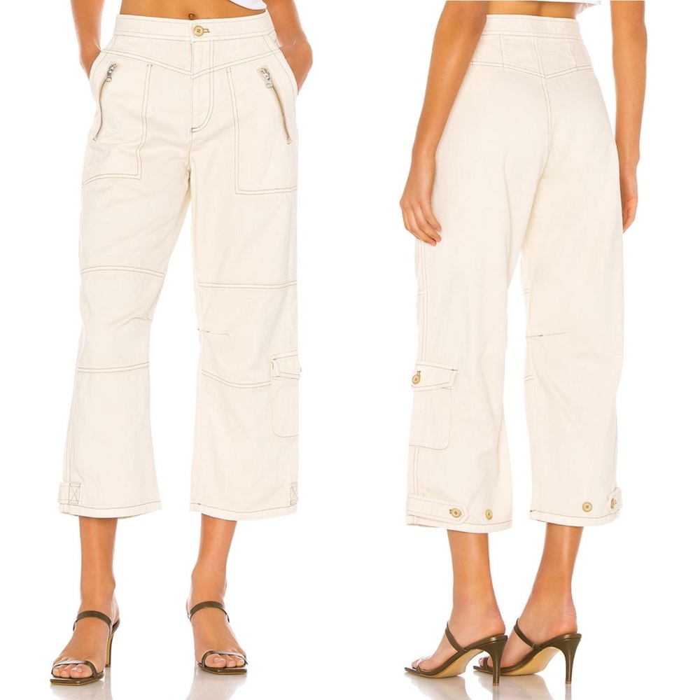 COPY - Free People Ecru Misty Roads Pants